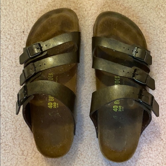 Birkenstock Shoes - Birkenstock Brown Strappy Sandals